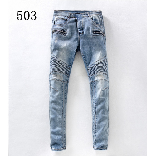 Balmain Jeans For Men #402986 $60.00 USD, Wholesale Replica Balmain Jeans