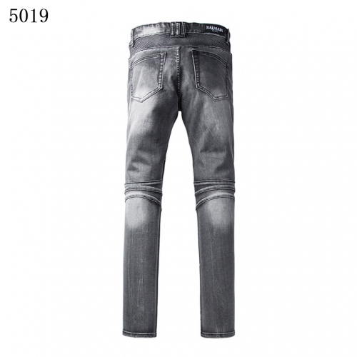 Replica Balmain Jeans For Men #402990 $56.00 USD for Wholesale