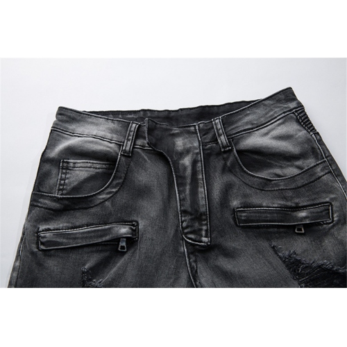 Replica Balmain Jeans For Men #402990 $56.00 USD for Wholesale