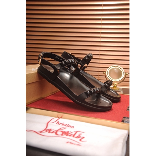 Replica Christian Louboutin CL Sandal For Men #405842 $56.00 USD for Wholesale