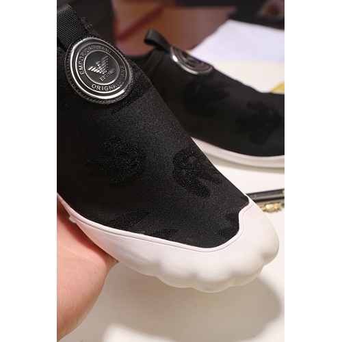 Replica Armani Casual Shoes For Men #407411 $66.00 USD for Wholesale