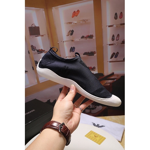 Replica Armani Casual Shoes For Men #407412 $66.00 USD for Wholesale