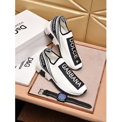 Replica Dolce&Gabbana D&G Shoes For Men #407880 $68.00 USD for Wholesale