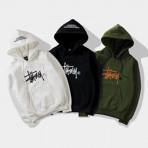 Replica Stussy Hoodies Long Sleeved For Men #407898 $37.50 USD for Wholesale