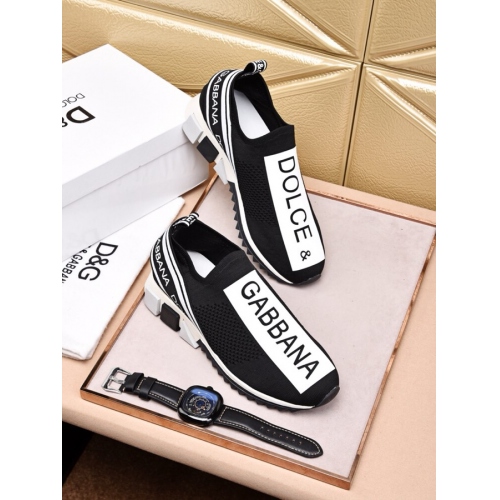 Replica Dolce&Gabbana D&G Shoes For Men #407899 $68.00 USD for Wholesale