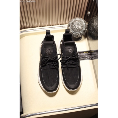 Replica Philipp Plein PP Casual Shoes For Men #408136 $82.00 USD for Wholesale