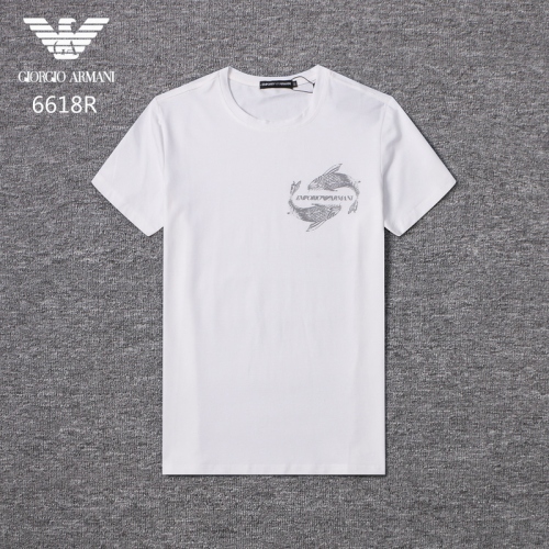 Armani T-Shirts Short Sleeved For Men #408370 $37.90 USD, Wholesale Replica Armani T-Shirts