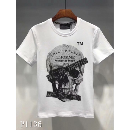 Philipp Plein PP T-Shirts Short Sleeved For Men #408588 $33.80 USD, Wholesale Replica Philipp Plein PP T-Shirts