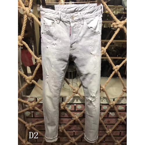 Dsquared Jeans For Men #408682 $64.00 USD, Wholesale Replica Dsquared Jeans