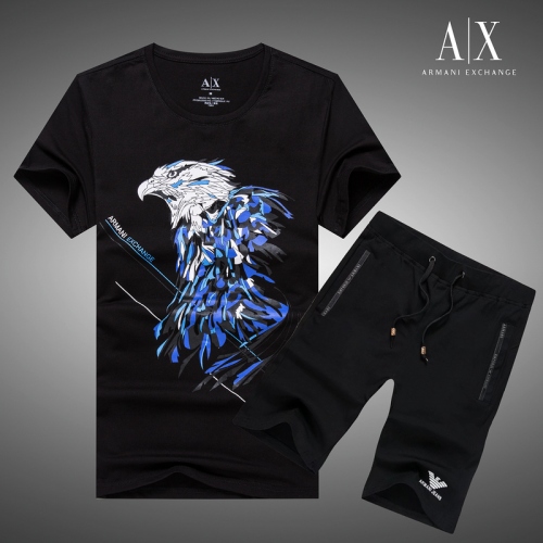 Armani Tracksuits Short Sleeved For Men #408889 $46.80 USD, Wholesale Replica Armani Tracksuits