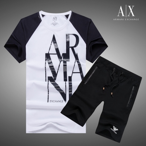 Armani Tracksuits Short Sleeved For Men #408896 $46.80 USD, Wholesale Replica Armani Tracksuits