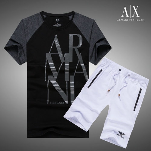 Armani Tracksuits Short Sleeved For Men #408897 $46.80 USD, Wholesale Replica Armani Tracksuits
