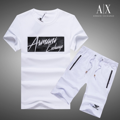 Armani Tracksuits Short Sleeved For Men #408898 $46.80 USD, Wholesale Replica Armani Tracksuits
