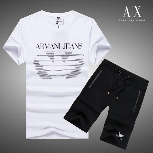 Armani Tracksuits Short Sleeved For Men #408907 $46.80 USD, Wholesale Replica Armani Tracksuits