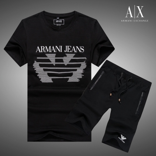 Armani Tracksuits Short Sleeved For Men #408908 $46.80 USD, Wholesale Replica Armani Tracksuits
