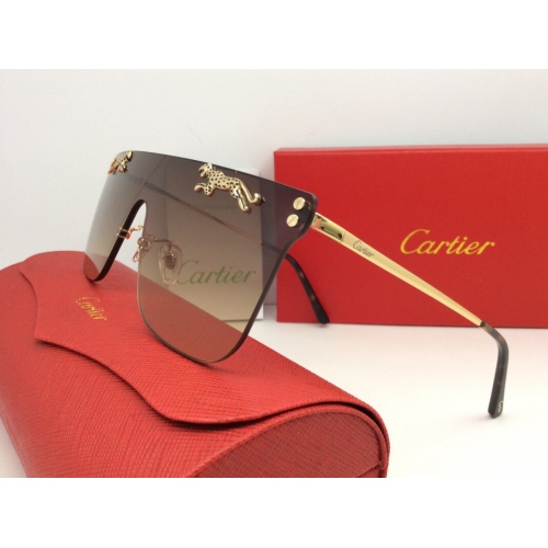 Cartier AAA Quality Sunglasses #410440 $52.00 USD, Wholesale Replica Cartier AAA Quality Sunglassess