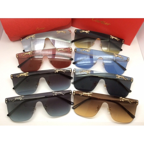 Replica Cartier AAA Quality Sunglasses #410441 $52.00 USD for Wholesale