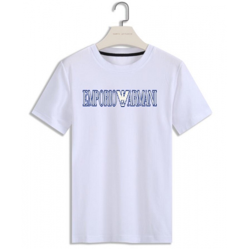 Armani T-Shirts Short Sleeved For Men #410809 $22.00 USD, Wholesale Replica Armani T-Shirts