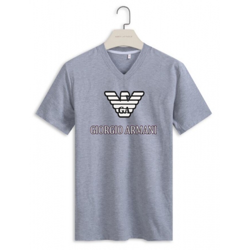 Armani T-Shirts Short Sleeved For Men #410975 $22.00 USD, Wholesale Replica Armani T-Shirts