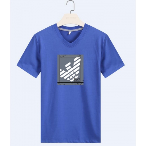 Armani T-Shirts Short Sleeved For Men #410978 $22.00 USD, Wholesale Replica Armani T-Shirts