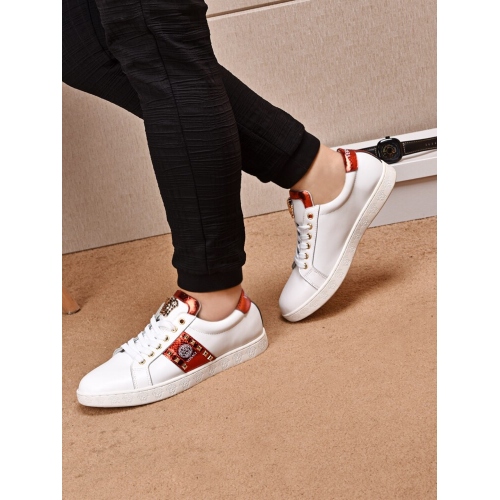 Replica Versace Casual Shoes For Men #411266 $75.00 USD for Wholesale