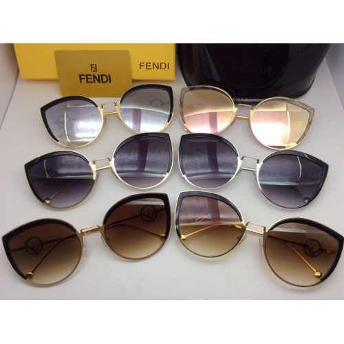 Replica Fendi AAA Quality Sunglasses #411660 $56.00 USD for Wholesale