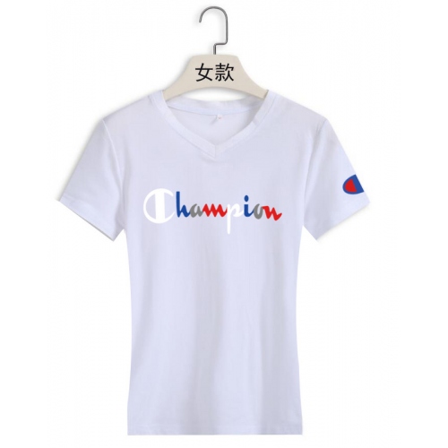 Champion T-Shirts Short Sleeved For Women #411865 $22.00 USD, Wholesale Replica Champion T-Shirts