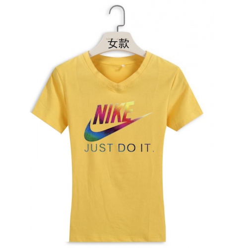 Nike T-Shirts Short Sleeved For Women #412400 $22.00 USD, Wholesale Replica Nike T-Shirts