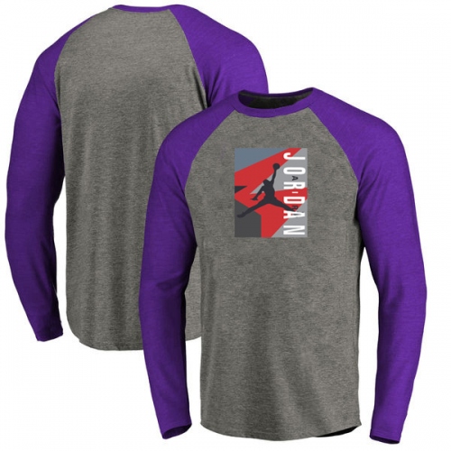 Jordan T-Shirts Long Sleeved For Men #413055 $24.80 USD, Wholesale Replica Jordan T-Shirts