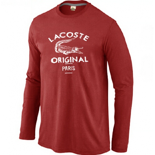 Lacoste T-Shirts Long Sleeved For Men #413857