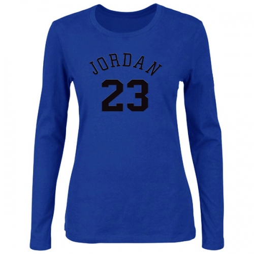 Jordan T-Shirts Long Sleeved For Women #414751 $24.80 USD, Wholesale Replica Jordan T-Shirts