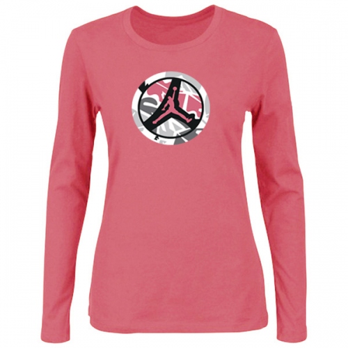 Jordan T-Shirts Long Sleeved For Women #414849 $24.80 USD, Wholesale Replica Jordan T-Shirts