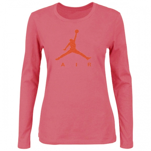 Jordan T-Shirts Long Sleeved For Women #414867 $24.80 USD, Wholesale Replica Jordan T-Shirts