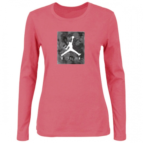 Jordan T-Shirts Long Sleeved For Women #414869 $24.80 USD, Wholesale Replica Jordan T-Shirts
