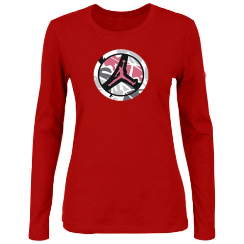 Jordan T-Shirts Long Sleeved For Women #414951 $24.80 USD, Wholesale Replica Jordan T-Shirts