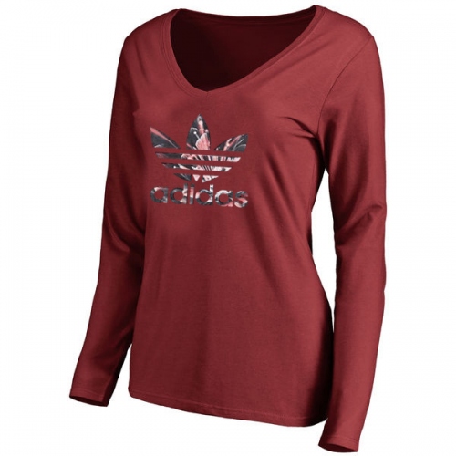 Adidas T-Shirts Long Sleeved For Women #415814 $24.80 USD, Wholesale Replica Adidas T-Shirts