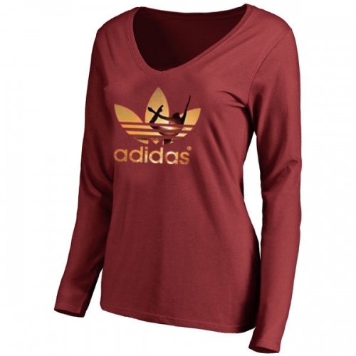 Adidas T-Shirts Long Sleeved For Women #415817 $24.80 USD, Wholesale Replica Adidas T-Shirts