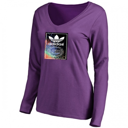 Adidas T-Shirts Long Sleeved For Women #415821 $24.80 USD, Wholesale Replica Adidas T-Shirts