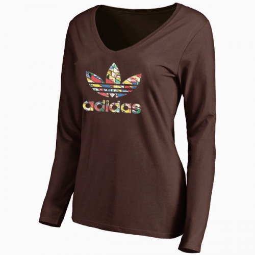 Adidas T-Shirts Long Sleeved For Women #415870 $24.80 USD, Wholesale Replica Adidas T-Shirts