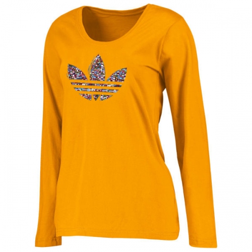 Adidas T-Shirts Long Sleeved For Women #415919 $24.80 USD, Wholesale Replica Adidas T-Shirts