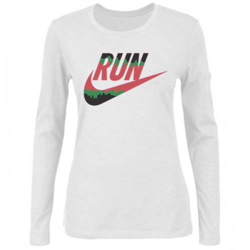 Nike T-Shirts Long Sleeved For Women #416424 $24.80 USD, Wholesale Replica Nike T-Shirts