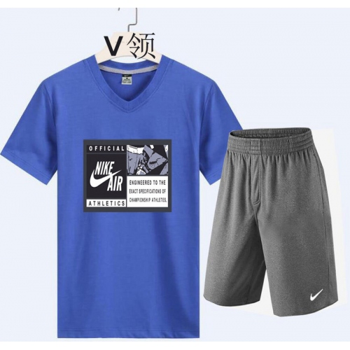 Nike Tracksuits Short Sleeved For Men #417684 $36.20 USD, Wholesale Replica Nike Tracksuits