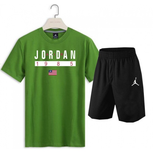 Jordan Tracksuits Short Sleeved For Men #418392 $36.20 USD, Wholesale Replica Jordan Tracksuits