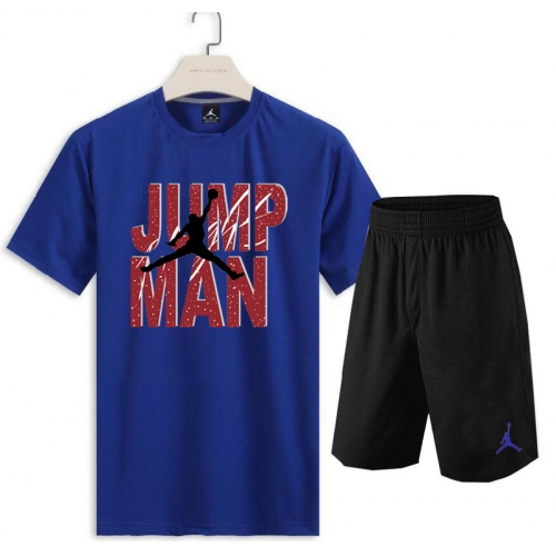 Jordan Tracksuits Short Sleeved For Men #418512 $36.20 USD, Wholesale Replica Jordan Tracksuits