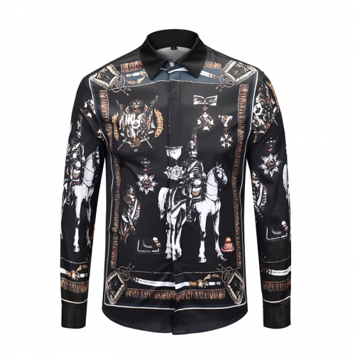 Versace Shirts Long Sleeved For Men #419170 $40.00 USD, Wholesale Replica Versace Shirts