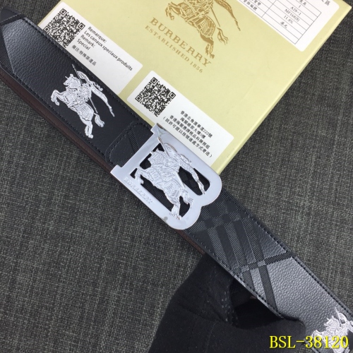 Replica Burberry AAA Quality Belts For Men #419423 $56.00 USD for Wholesale