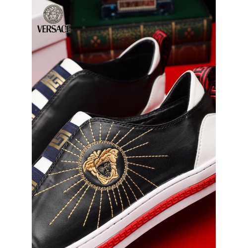 Replica Versace Shoes For Men #420193 $80.00 USD for Wholesale