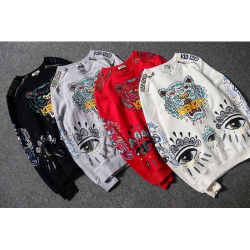 Replica Kenzo Hoodies Long Sleeved For Men #421009 $48.00 USD for Wholesale