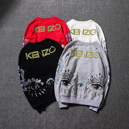 Replica Kenzo Hoodies Long Sleeved For Men #421011 $48.00 USD for Wholesale