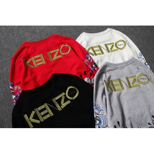 Replica Kenzo Hoodies Long Sleeved For Men #421011 $48.00 USD for Wholesale